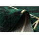 Kusový koberec Emerald geometric 1022 green and gold