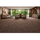 Metrážny koberec Santana 80 hnedá s podkladom gel