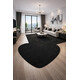 Kusový koberec Eton čierny srdce
