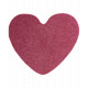 Kusový koberec Eton ružový srdce