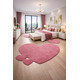 Kusový koberec Eton ružový srdce