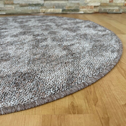 Kusový koberec Madrid sivý kruh