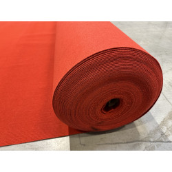 SUPER CENA: Červený festivalový metrážny koberec Budget