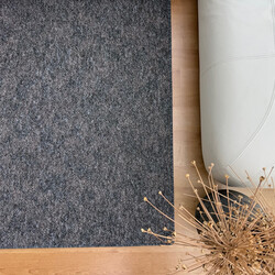 Kusový koberec Madrid hnedosivý štvorec