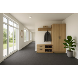 Koberec metráž Quick step antracit - neúčtujeme odrezky z role