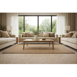 Kusový koberec Eton béžový 70 štvorec