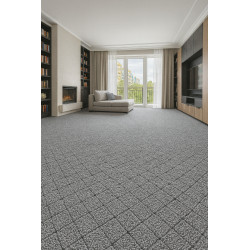 Metrážny koberec Udinese šedý - neúčtujeme odrezky z role