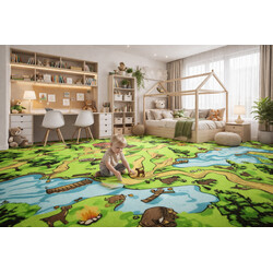 Detský metrážny koberec Aljaška 5229