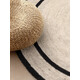 Kusový koberec Jute Braided 106322 Black kruh