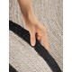 Kusový koberec Jute Braided 106322 Black kruh