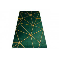 Kusový koberec Emerald 1013 green and gold