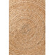 Kusový koberec Jute Braided 106332 Natural Gold kruh