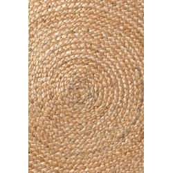 Kusový koberec Jute Braided 106332 Natural Gold kruh
