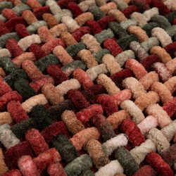 Kúpeľňová predložka Belweder multi červená