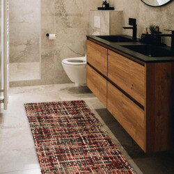 Kúpeľňová predložka Belweder multi červená