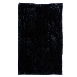 Kúpeľňová predložka Chenille Velvet čierna