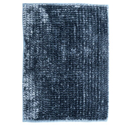 Kúpeľňová predložka Chenille Velvet tm. šedá