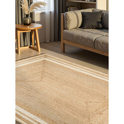 Kusový koberec Jutta 106226 Natur Gold/Ivory kruh