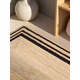 Kusový koberec Looma 106302 Natural Gold Black