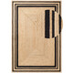 Kusový koberec Looma 106302 Natural Gold Black