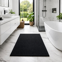 Kúpeľňová predložka Belweder čierna