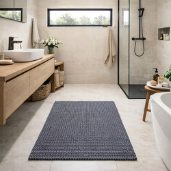 Kúpeľňová predložka Belweder tm. šedá