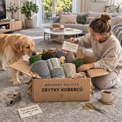 Balíček náhodných zvyškov nových kobercov ♻️