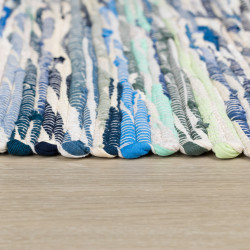 Kusový koberec Ashraf grau/blau Mix