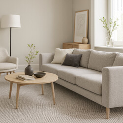 Metrážny koberec Nature cream - neúčtujeme odrezky z rolky