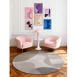 Kusový koberec Ted Baker Hackney 106355 Béžová kruh