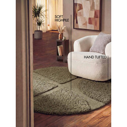 Kusový koberec Ted Baker Lambeth 106368 Zelená kruh