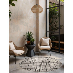 Kusový koberec Ted Baker Haringey 106387 Čierna kruh