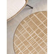 Kusový koberec Ted Baker Haringey 106388 Natural White kruh