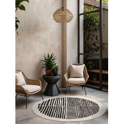 Kusový koberec Ted Baker Haringey 106390 Čierna kruh