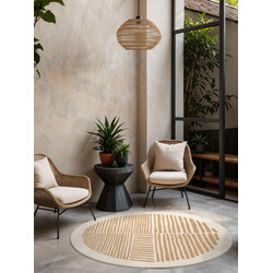 Kusový koberec Ted Baker Haringey 106391 Béžová kruh