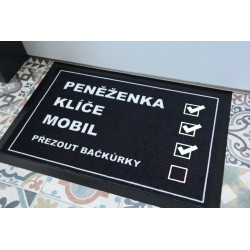 TRHÁK: Rohožka Checklist 40x60 cm - na von aj na doma