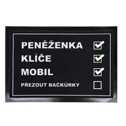 TRHÁK: Rohožka Checklist 40x60 cm - na von aj na doma
