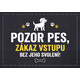 Rohožka so psím povolením 40x60 cm