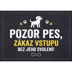 Rohožka so psím dovolením 40x60 cm – na von aj na doma