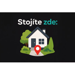Rohožka GPS (Stojíte zde) 40x60 cm – na von aj na doma