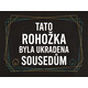 Rohožka "ukradnuté susedom"