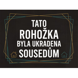Táto rohožka bola ukradnutá susedom 40x60 cm – na von aj na doma