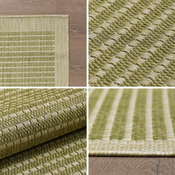 AKCIA: 200x200 (priemer) kruh Kusový koberec Giza 1410 Green kruh