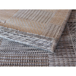 Kusový koberec Terazza 21107-740 Ivory Silver / Taupe – na von aj na doma
