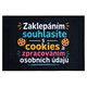 Rohožka Zaklopaním súhlasíte s cookies 40x60 cm