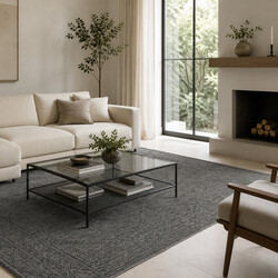 Kusový koberec Patara 4955 Grey – na von aj na doma