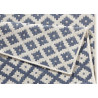 Kusový koberec Twin-Wendeteppiche 103128 blau creme – na von aj na doma