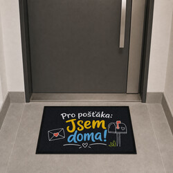 Rohožka Pre poštára som doma 40x60 cm - na von aj na doma