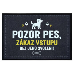 Rohožka so psím povolením 40x60 cm - na von aj na doma