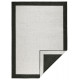 Kusový koberec Twin-Wendeteppiche 103105 creme schwarz – na von aj na doma